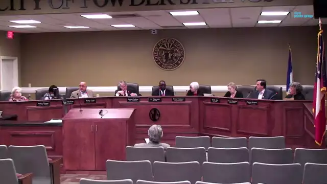 City of Powder Springs City Council and Town Hall Meetings  on 04-Feb-20-00:26:28