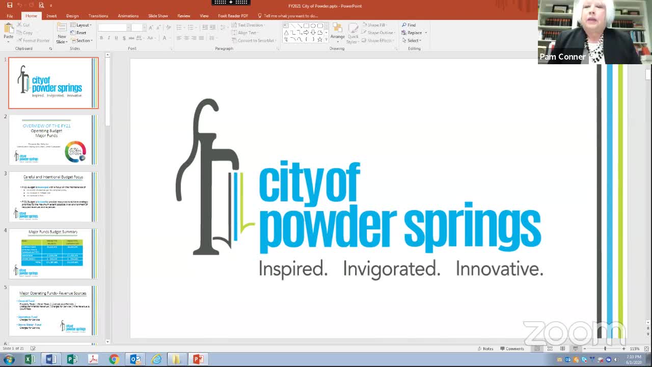 City Council Meeting June 1 2020