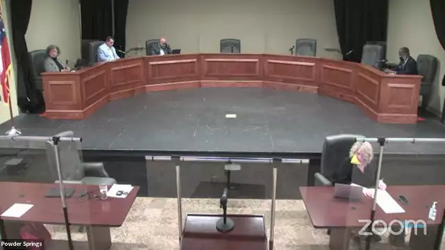 City of Powder Springs City Council and Town Hall Meetings  on 21-Mar-22-22:15:18