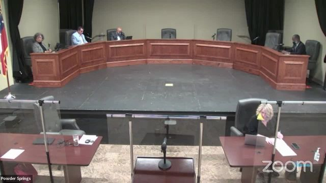 City of Powder Springs City Council and Town Hall Meetings  on 21-Mar-22-22:15:18