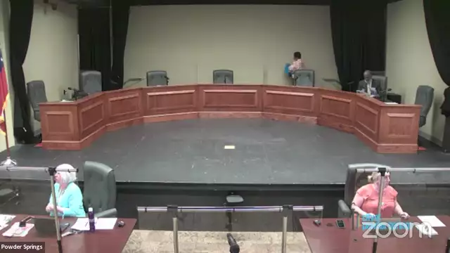 City of Powder Springs City Council and Town Hall Meetings  on 06-Jun-22-22:12:48