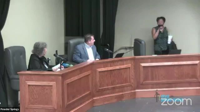 City of Powder Springs City Council and Town Hall Meetings  on 18-Jul-22-22:24:49