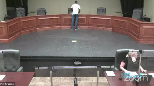 City of Powder Springs City Council and Town Hall Meetings  on 15-Aug-22-21:40:31