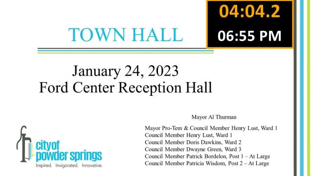 Townhall Meeting on January 24 2023