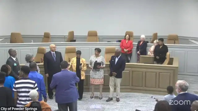 City of Powder Springs City Council Meeting 09/15/2025