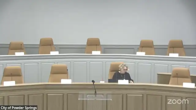 City of Powder Springs City Council Meeting 10/20/2025 on 20-Oct-25-21:57:57