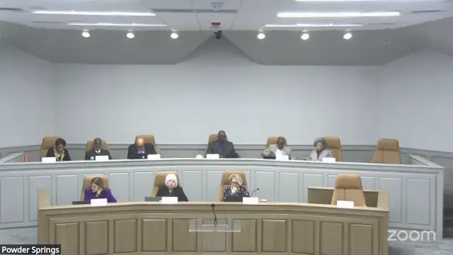 City of Powder Springs City Council Meeting 11/17/2025 on 17-Nov-25-23:58:24