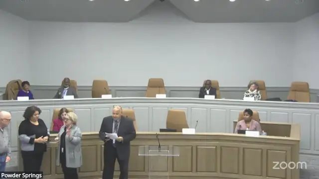 City of Powder Springs City Council Meeting 12/01/2025 on 01-Dec-25-23:58:24