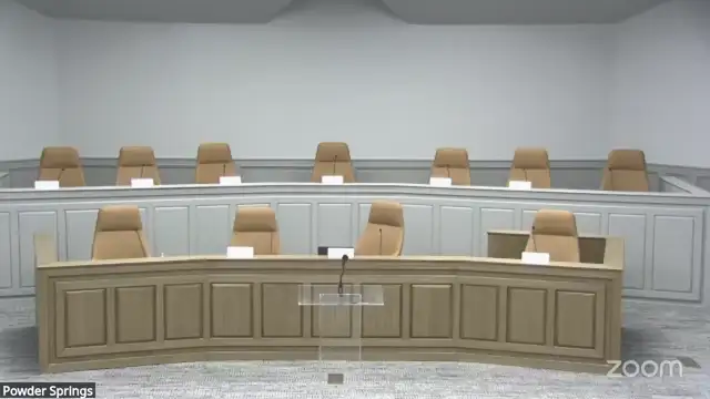 City of Powder Springs City Council Meeting 01/20/2026 on 20-Jan-26-23:08:56