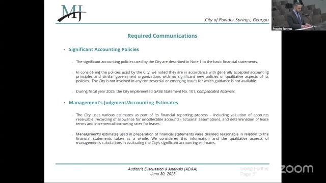 City of Powder Springs City Council Meeting 02/02/2026 on 02-Feb-26-23:58:15