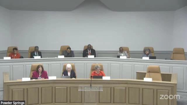 City of Powder Springs City Council Meeting 02/16/2026 on 16-Feb-26-23:57:22