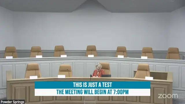 City of Powder Springs City Council Meeting 03/16/2026 on 16-Mar-26-22:08:56