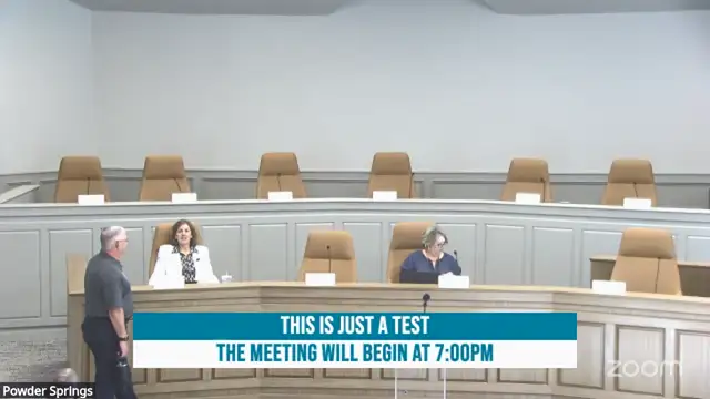 Powder Springs City Council Meeting 05/18/2026 on 18-May-26-22:05:24