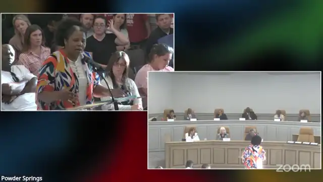 Powder Springs City Council Meeting 05/18/2026 on 18-May-26-22:57:14